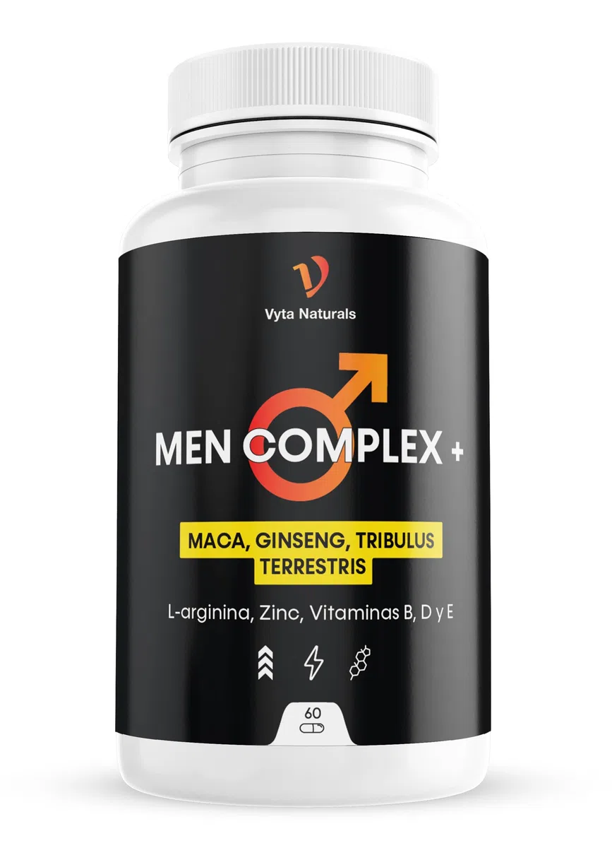 Testosterona Hombre - Energía, Rendimiento Físico, Vitalidad Masculina - Con Maca, Tribulus Terrestris, Ginseng, L arginina, Zinc, Vitaminas B, D y E