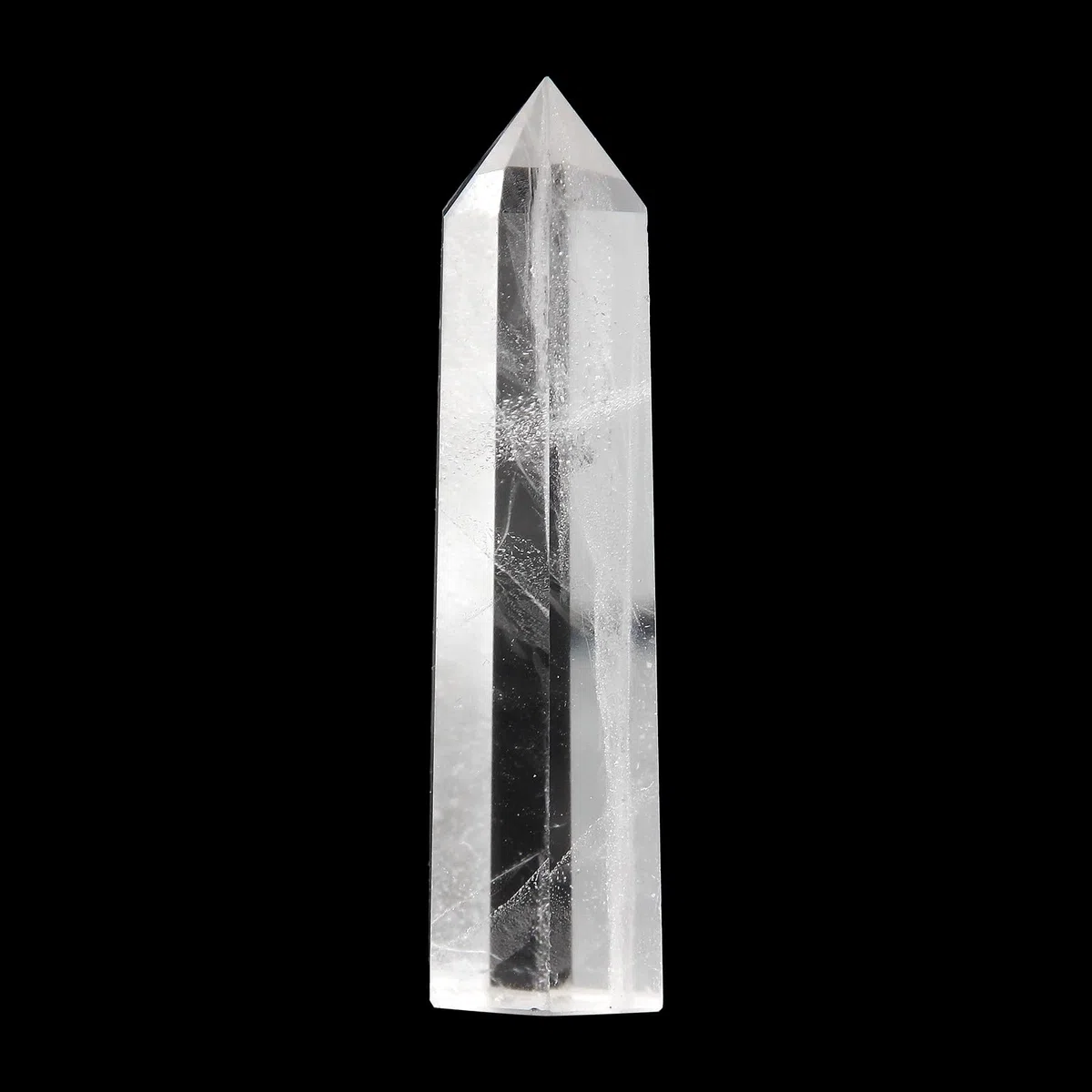 1 pieza Varita de Cristal de Cuarzo Transparente, 10-11 cm, Varitas de Cristal Natural, Cristales y Piedras Curativas, Torre de Piedra de Cristal, Caja de Regalo
