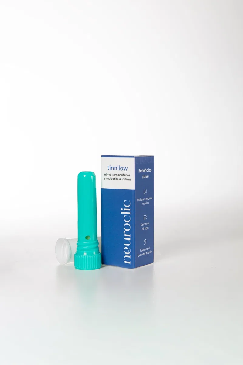 Tinnilow, Mezcla de Aceites Esenciales, Alivio Natural para Acúfenos y Molestias Auditivas, con Ocimum Basilicum y Melaleuca