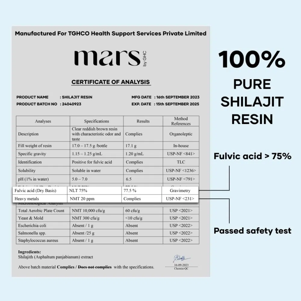 Shilajit Himalaya Puro (Resina) - 15g From mars by GHC - Pack of 1