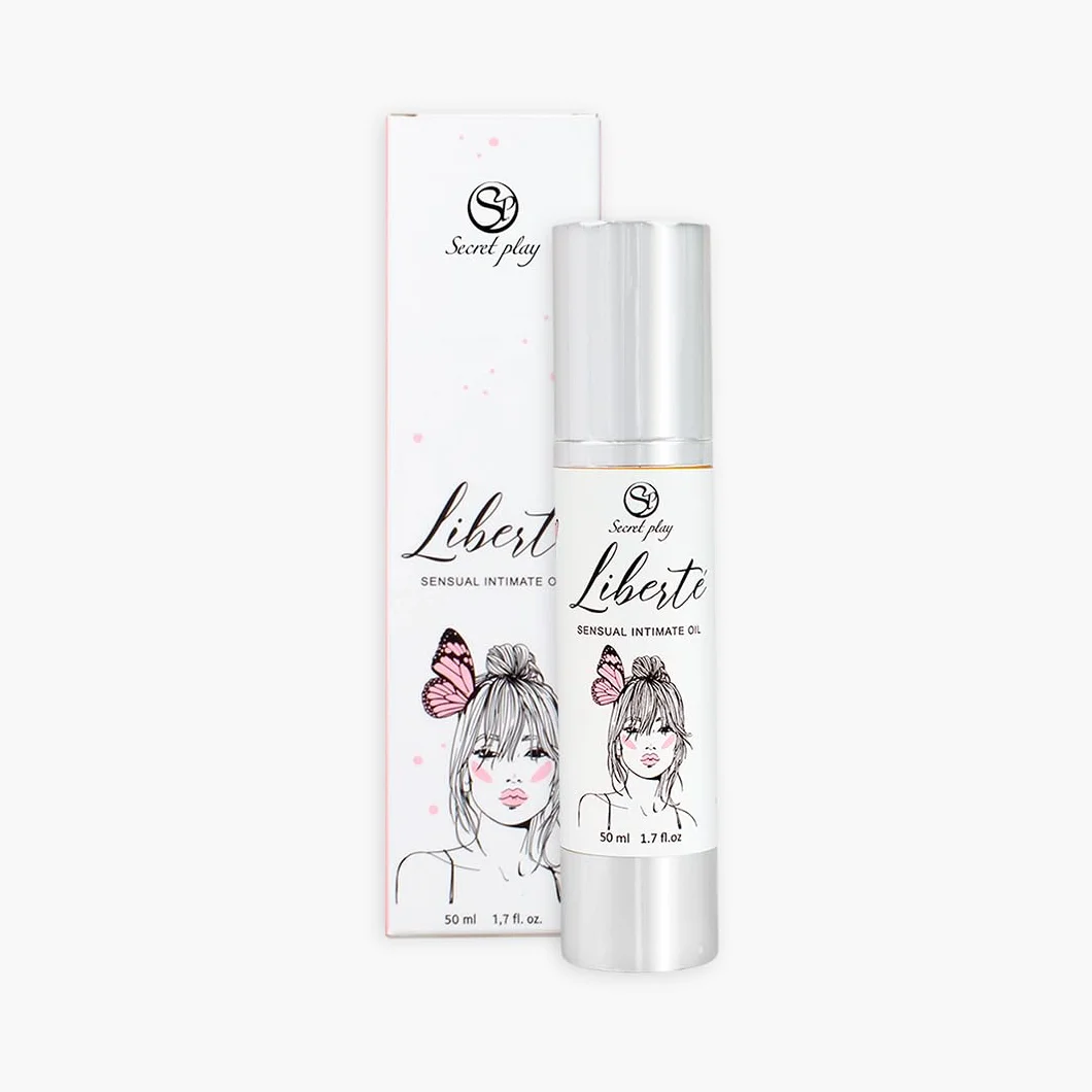 SECRET PLAY - Liberté Hidratante Íntimo Afrodisíaco | Combate la Falta de Libido y Despierta el Deseo | Fórmula Natural con Jojoba, Onagra, Caléndula y Aceite Esencial de Ylang Ylang | 50 ml