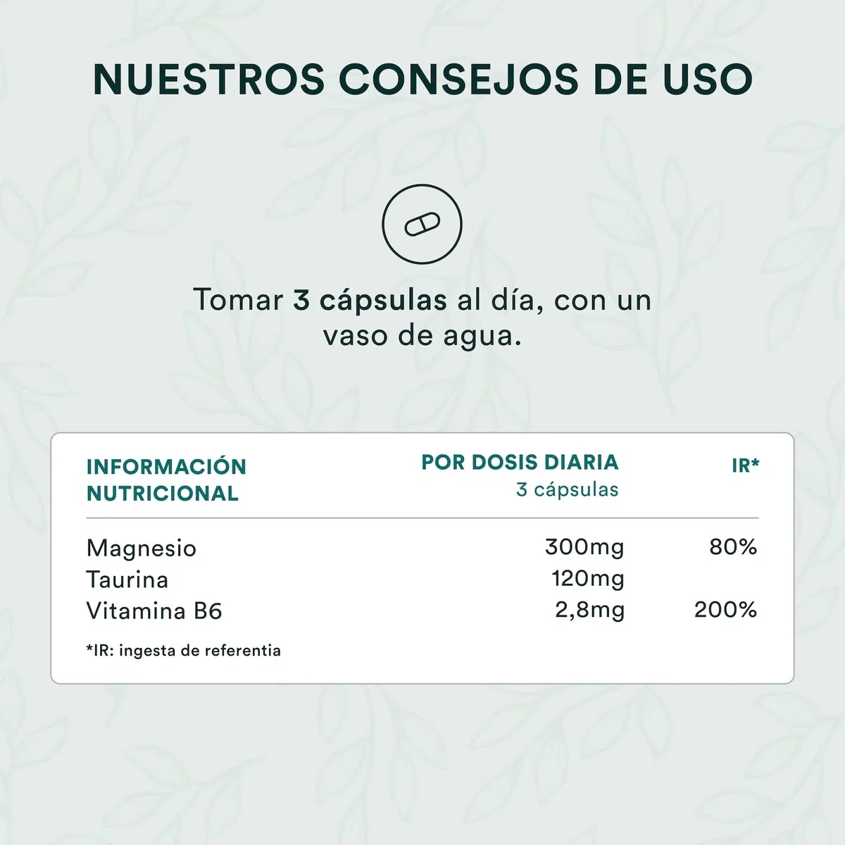 Magnesio 300 mg con Taurina y Vitamina B6 | Alta Dosis | Bisglicinato de Magnesio Biodisponible | Antifatiga y Antiestrés | 120 Cápsulas | Fabricado en Francia | NOVOMA (ex Nutrivita)