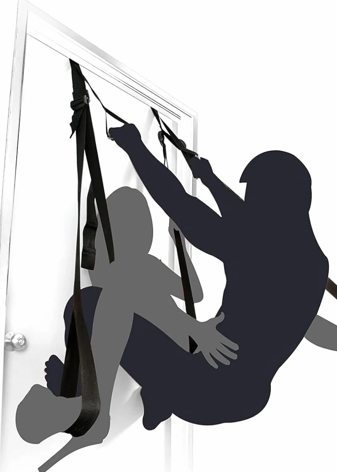 Columpio De Puerta De Cuero Acolchado Ajustable hacia Arriba Y hacia Abajo En Altura, Nuevas Posiciones Desafiantes, Parque Interior único, Regalos para Hombres Y Mujeres