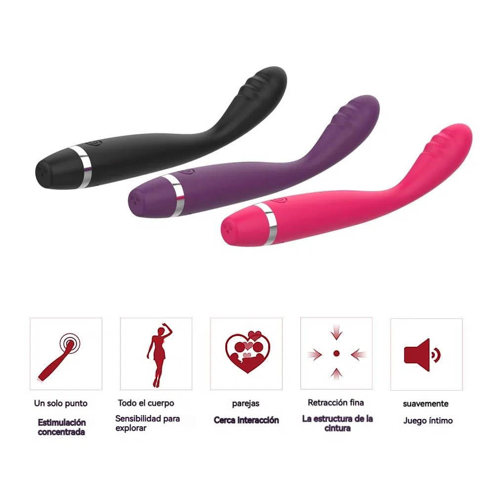 Masajeador suelo Pélvico Punto G – Juguete Sexual Ergonómico y Versátil para Autoestimulación - Cabeza Angulada y Diseño Elegante - Color Rosa