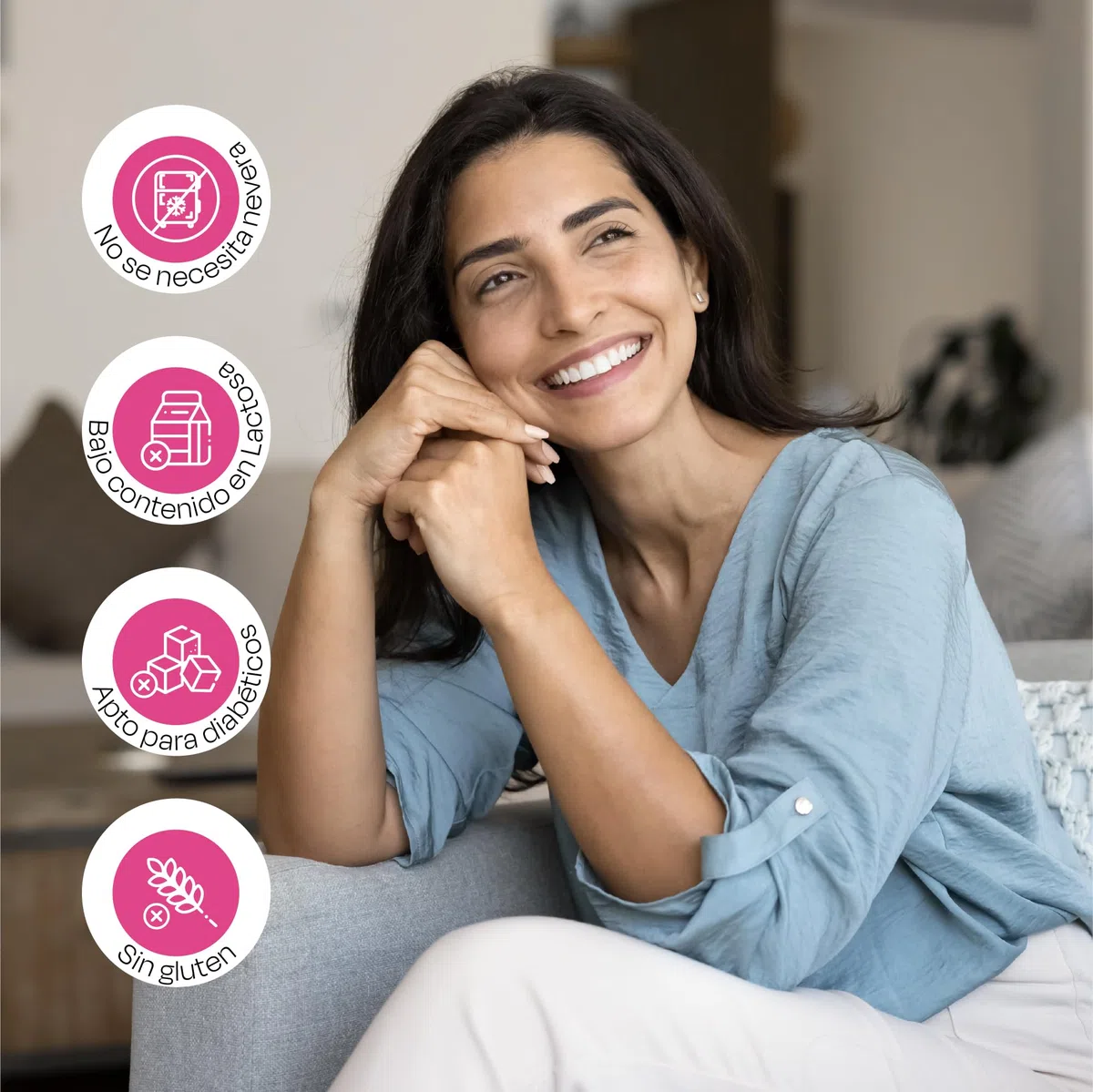 Lactoflora Menopausia Día y Noche, Control de sofocos y sueño, Fórmula con Cimicífuga, Probióticos y Melatonina para menopausia y perimenopausia, 60 cápsulas