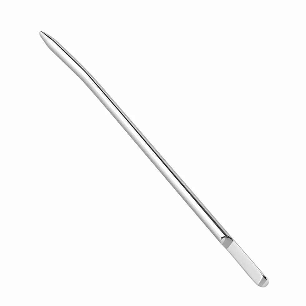 Roluck 3 uds sondas uretrales de acero inoxidable dilatador tapón de pene de Metal para hombres masturbación juguetes sexuales (S)