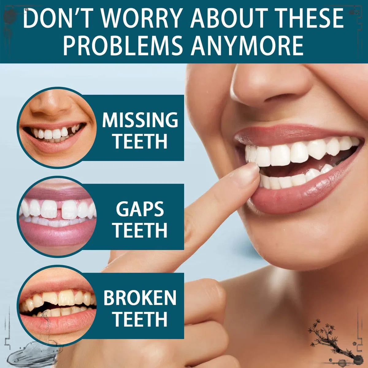 Prótesis Ajustables De Clipser,Clip-On Para Dientes Arriba Y Abajo,Prótesis Facetadas,Dentidos Sonrisa Falsa,Dentidos Temporales,Faceta Dental Cosmética