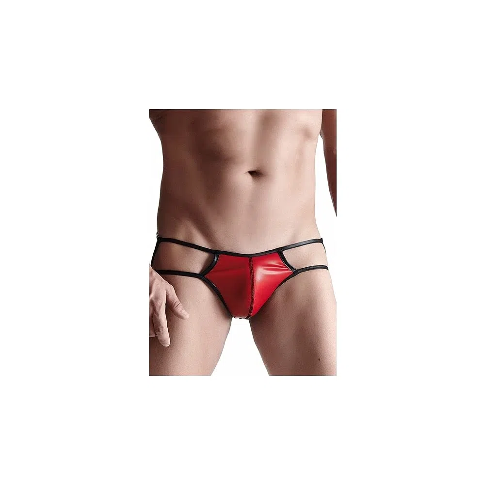 Regnes Fetish Planet Wetlook Calzoncillos de hombre - Rojo 61 ml