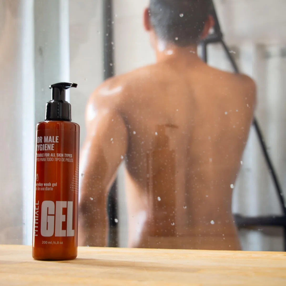 MYHIXEL - Gel Intimo Hombre | Gel Intimo Masculino para Higiene y Protección | Jabón Intimo Hombre pH Balanceado Sin Sulfatos | Previene Infecciones | Fragancia Agradable I 200ml (1 Unidad)