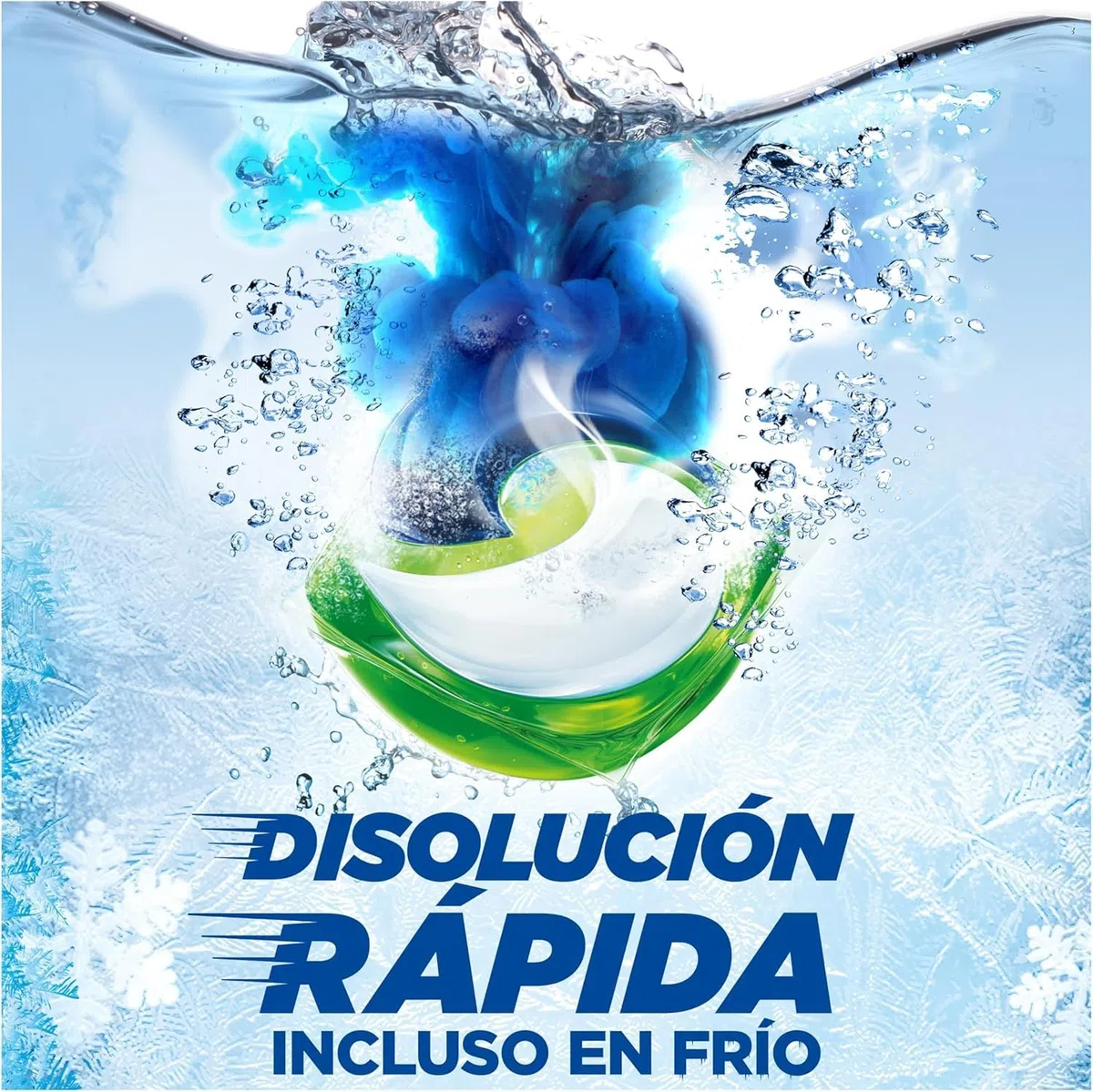 ARIEL PODS Todo en 1 Detergente Lavadora Liquido 60 Capsulas/Pastillas, Jabon Frescor Alpino, 5 Acciones para una Limpieza Brillante en Frio