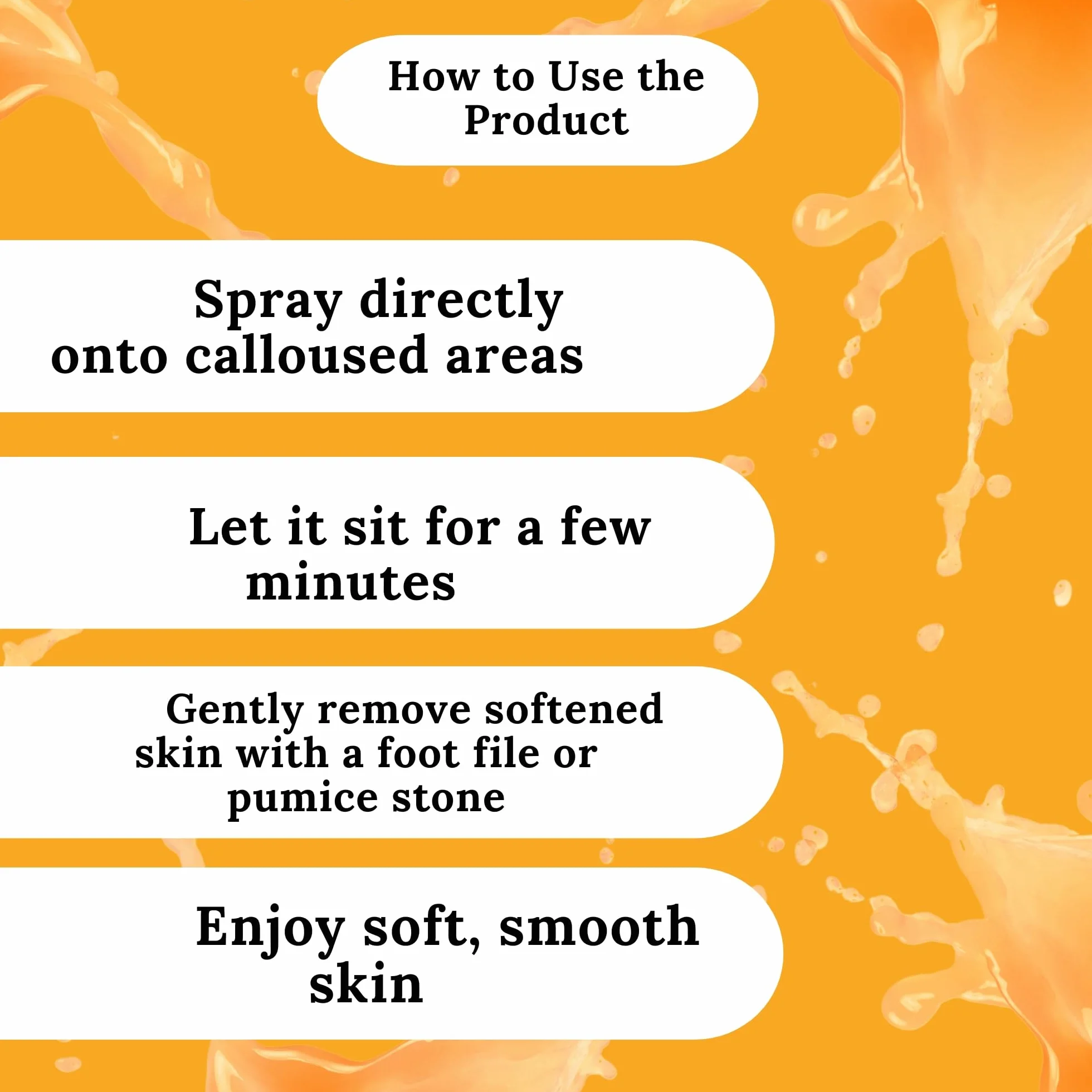 SNB Professional Callus Removal Spray 110 ml con urea, aceite de lavanda, glicerina, eucalipto y manzanilla, composición 91% natural, eliminador de callos de los pies, para piel muy seca