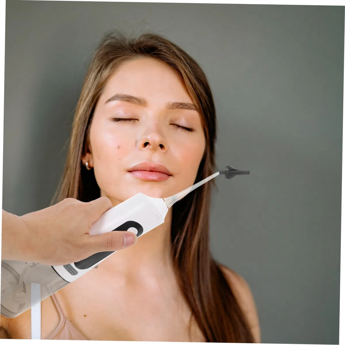 Dispositivo Eléctrico de Limpieza de Cerumen 350ml Ipx7 Blanco