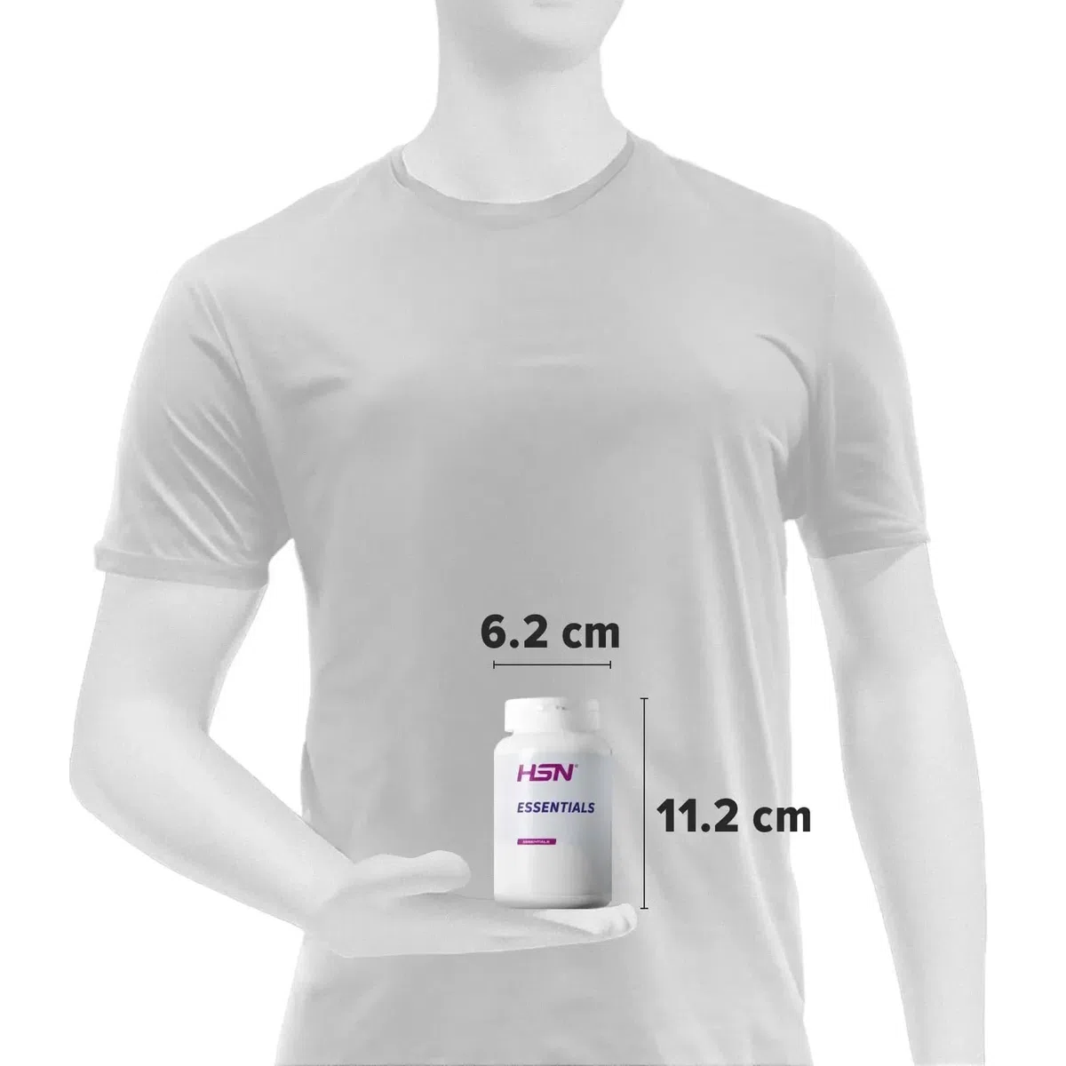 HSN Graviola (Guanábana) 500mg | 120 Cápsulas Vegetales | Extracto 10:1 de Annona muricata Estandarizado al 2% Flavonoides | Equivalente a 5000mg Fruta Madura | Suplemento Vegano Sin Gluten