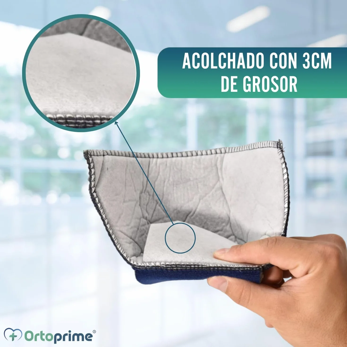 OrtoPrime PACK 2 Patucos Antiescaras Confort - Protector talones y codos - Taloneras anti rozaduras Pies - Cojín para Alivio de la Presión