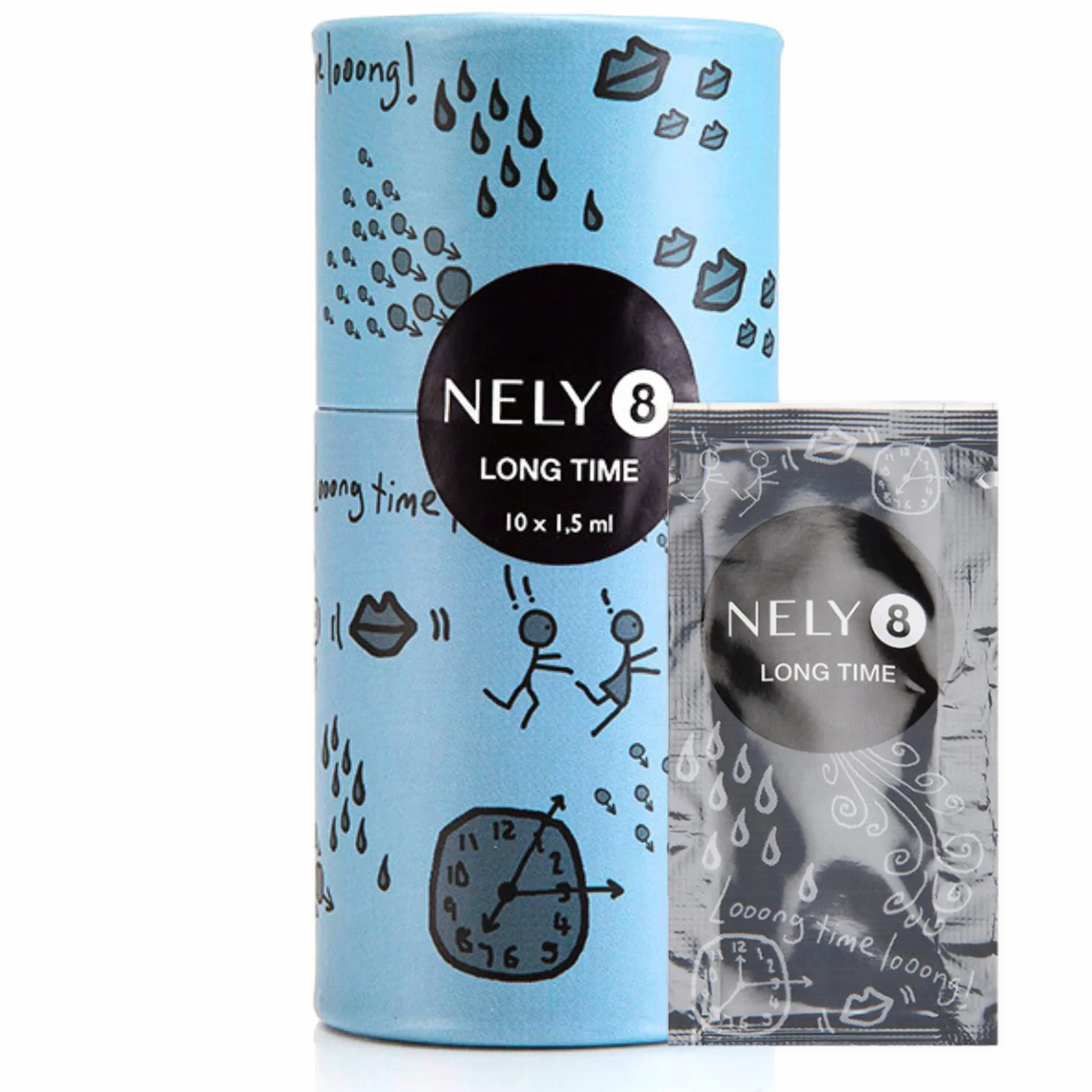 Long Time Delay Cream para hombres, paquete de 10 – Crema retardada premium para más tiempo en la cama – Control de clímax – dura más tiempo, no retrasa el spray