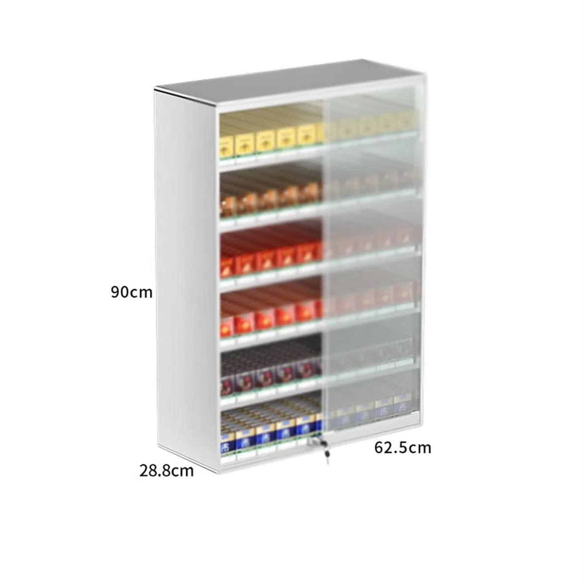 Genérico Estante Expositor de Cigarrillos y Soporte para cerillas para supermercados comerciales, Armario Mural Multiusos para Cigarrillos electrónicos, Cigarrillos y Accesorios – Estante Organizador