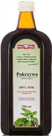 Jugo de ortiga 100% 500ml - Polska Róża