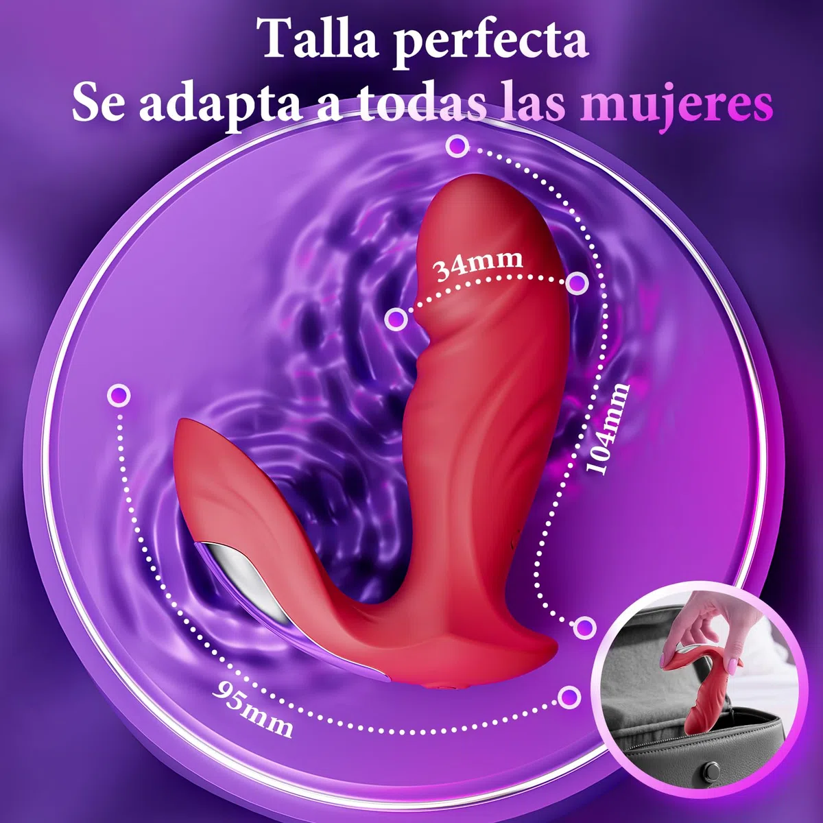 Vibradorador Mujer Juguetes Eróticos para pareja Sexuales - Vibrador Control APP Vibrador Mariposa con 9 Modos Consoladores.. para Mujer con Vibración Estimulador Clítoris Vagina Vibradores Sex Toy