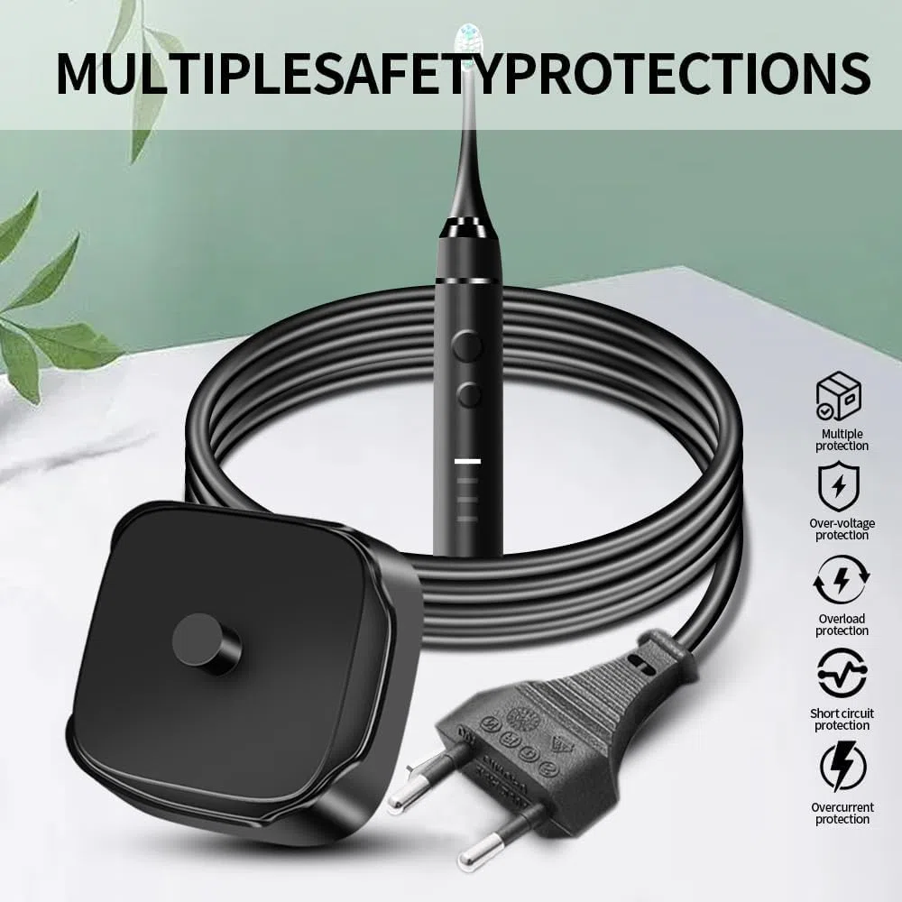Cargador para cepillo de dientes eléctrico AquaSonic, base de cargador de repuesto para cepillo de dientes eléctrico Aqua Sonic Black/Vibe, resistente al agua