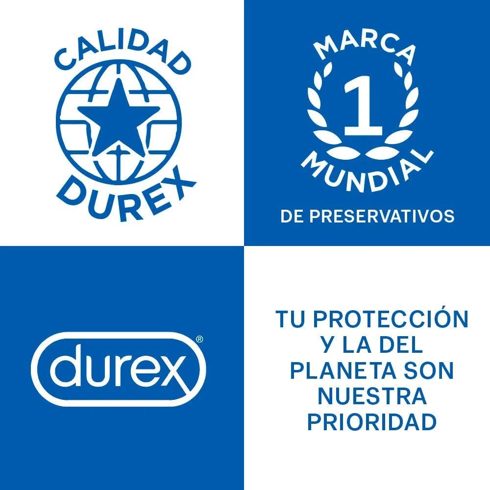 Durex Pack Lubricante Efecto Calor + Lubricante Sabor Fresa, Pack Ahorro 2x50 ml
