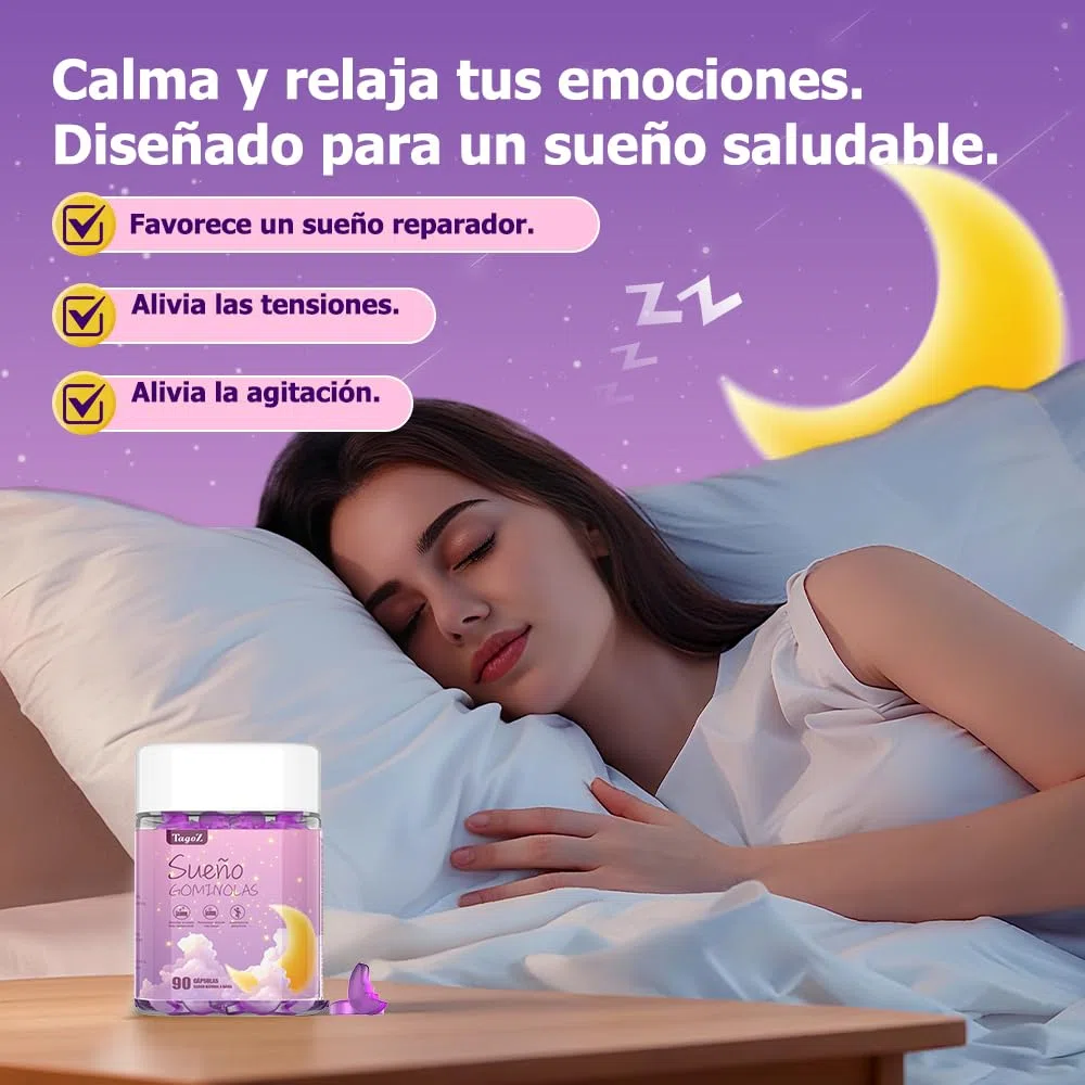 Gominolas de Melatonina 90 Unidades con Vitamina B6 Apoyo para la Relajación Nocturna y Ritmo de Sueño Natural Sin Azúcar Apto para Veganos