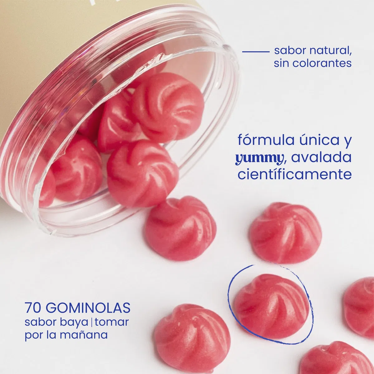 Jelly Pills Gominolas Citrato de Magnesio Niños con Vitamina B6-70 Gummies Veganas para 2 meses - Sin Azúcares Añadidos - Sabor Frutos del Bosque Natural - Para Cansancio Fatiga Músculos y Sueño