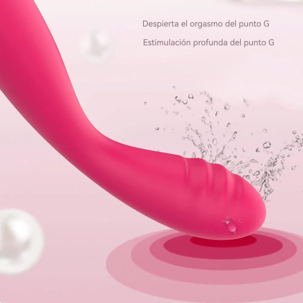 Masajeador suelo Pélvico Punto G – Juguete Sexual Ergonómico y Versátil para Autoestimulación - Cabeza Angulada y Diseño Elegante - Color Rosa