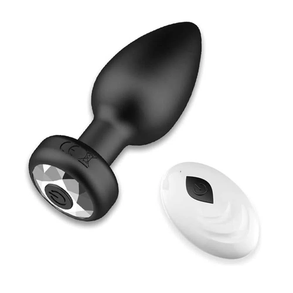 Plug Vibratorio Vibe Comfort Le Plaisir Secret - con Mando a Distancia Inalámbrico, Estimulador Ergonómico de Zona Posterior con 10 Modos de Vibración, Silicona de Grado Médico, Recargable por USB