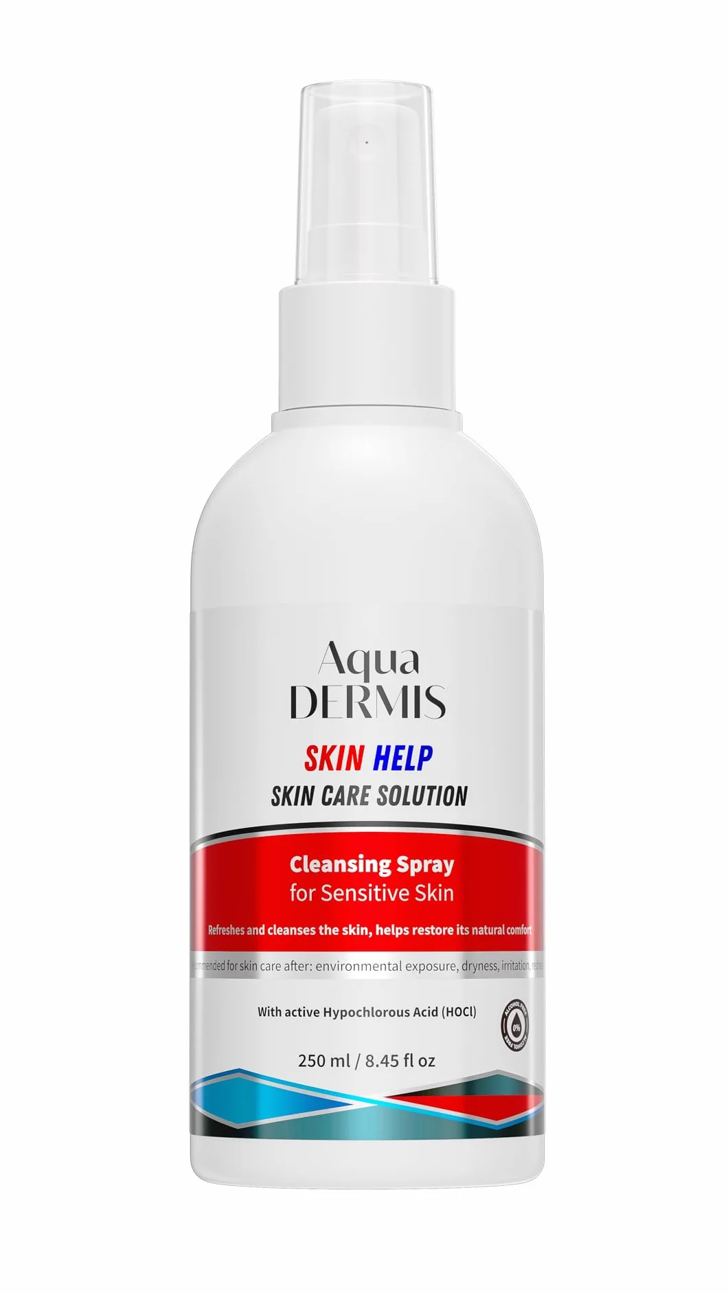 Wound Therapy Spray with Hypochlorous Acid – Natural Skin Disinfectant for Wounds, Burns, Acne, Eczema & Tattoos – Alcohol-Free | Safe for Sensitive Skin | 250ml