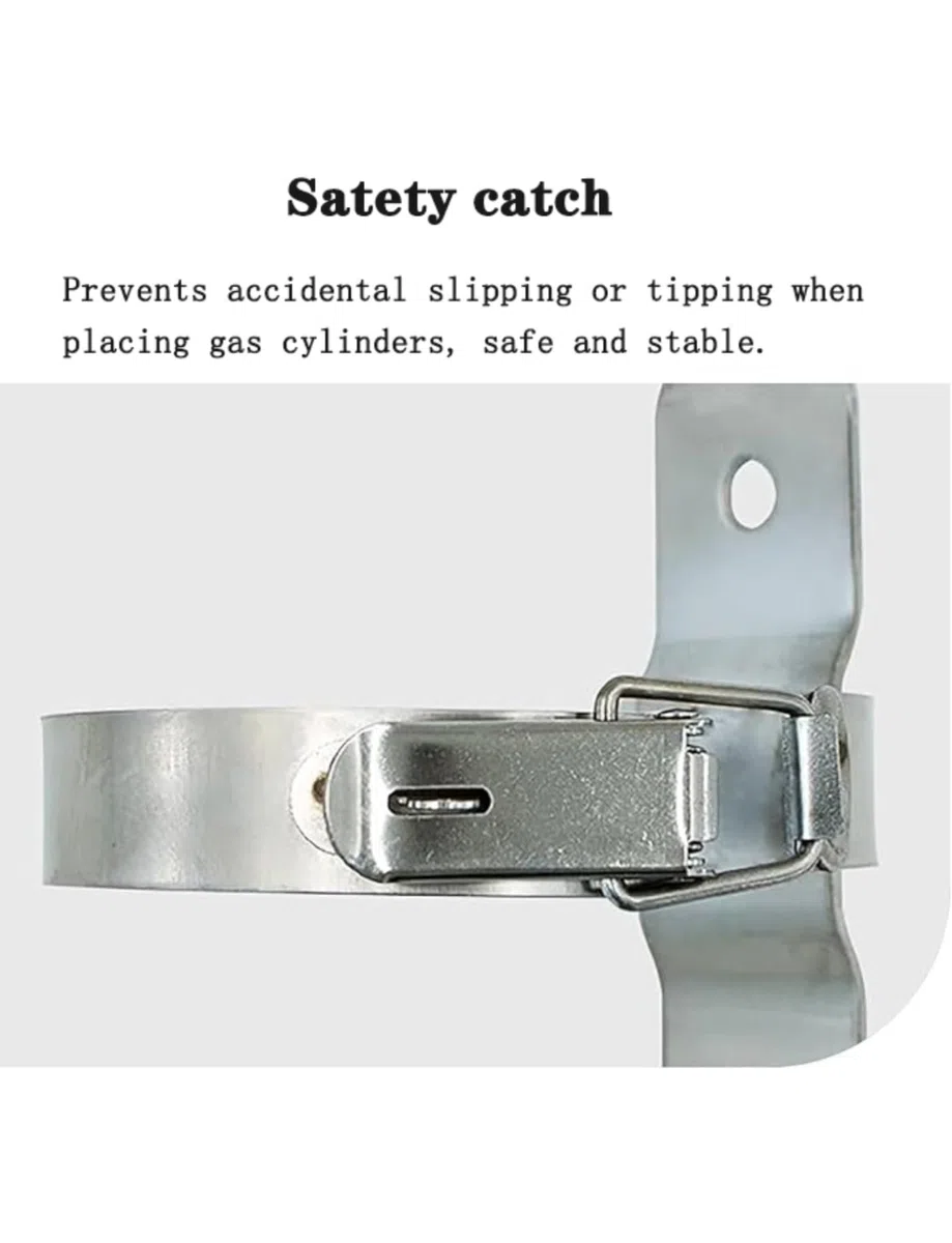 Soporte de pared para tanque de oxígeno, estante de almacenamiento cilíndrico para clínicas, estante regulador fijo único para 2-4 L