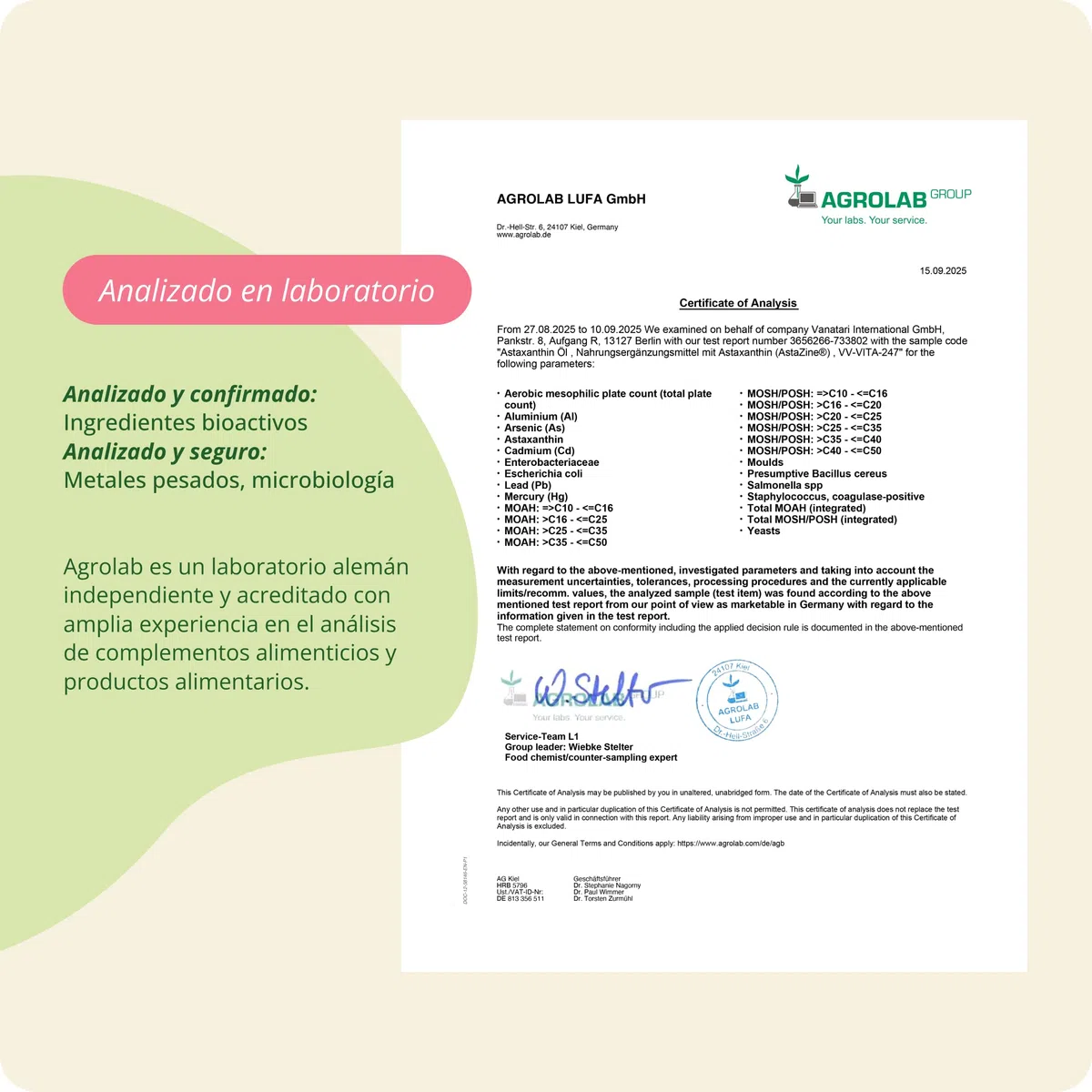 Astaxantina Pura Vegavero | 8 mg en Aceite (AstaZine) | 100% NATURAL | Sistema Inmune + Protector Solar + Antioxidante | Sin Aditivos | Vegano | 60 Cápsulas Sin Gelatina