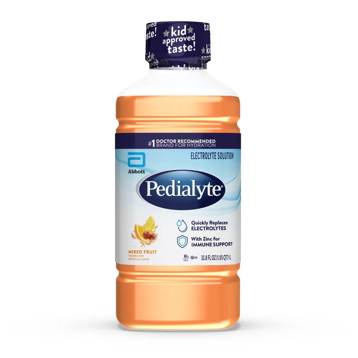 Mixed Fruit Electrolyte Solution, 33.8 Fl Oz Bottle