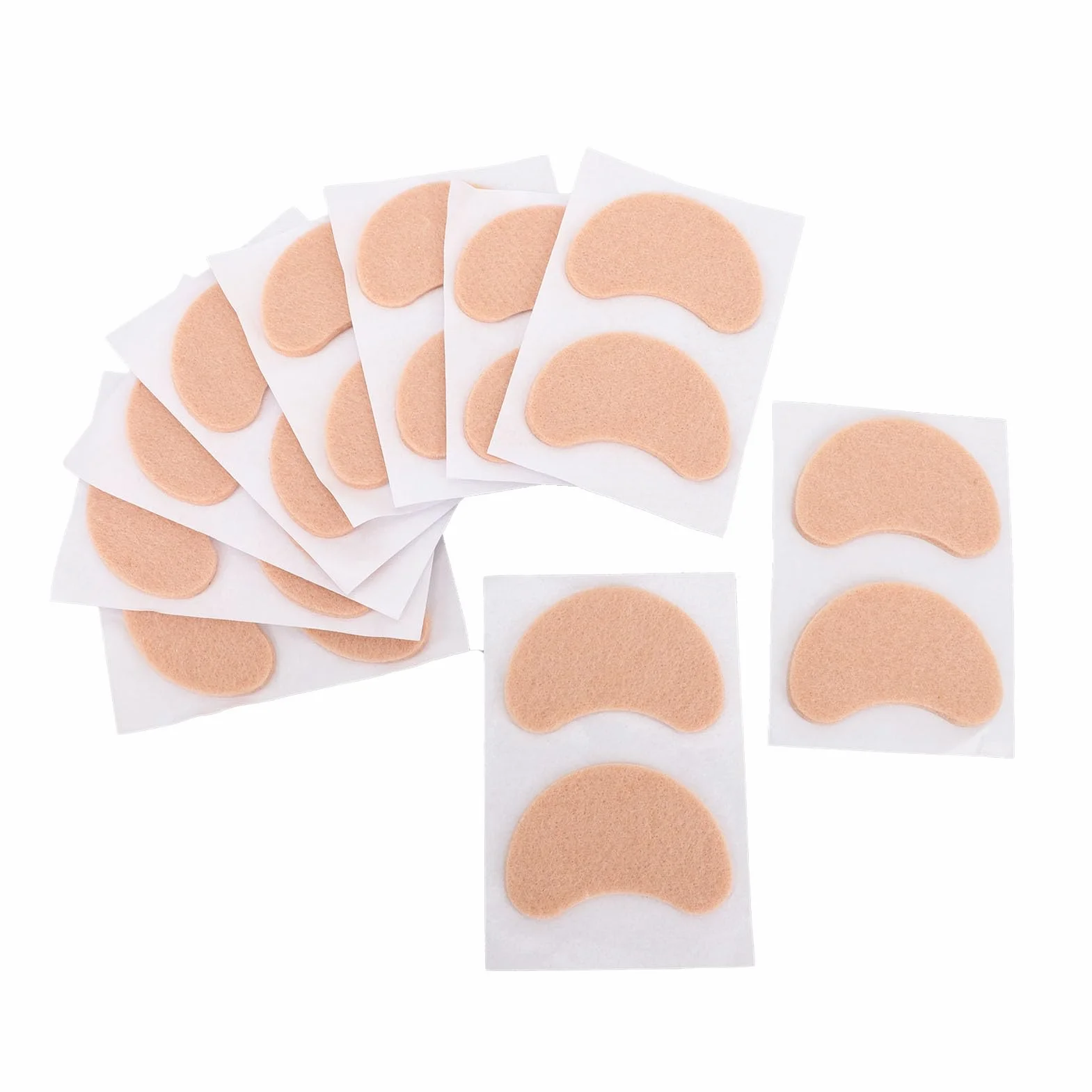 TOPINCN Almohadillas de Fieltro para el antepié Protector de Pie Profesional para 20 Almohadillas Adhesivas para el antepié para Pies de Hombres y Mujeres con Callos, Absorbe la Presión del (color