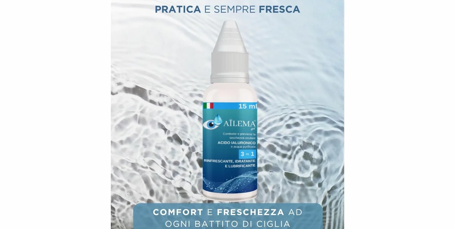 Gotas humectantes con ácido hialurónico Maxi formato 15 ml | 3 en 1: Lubricante, refrescante y drenante | Alivio inmediato para ojos secos e irritados | Uso diario | Efecto inmediato