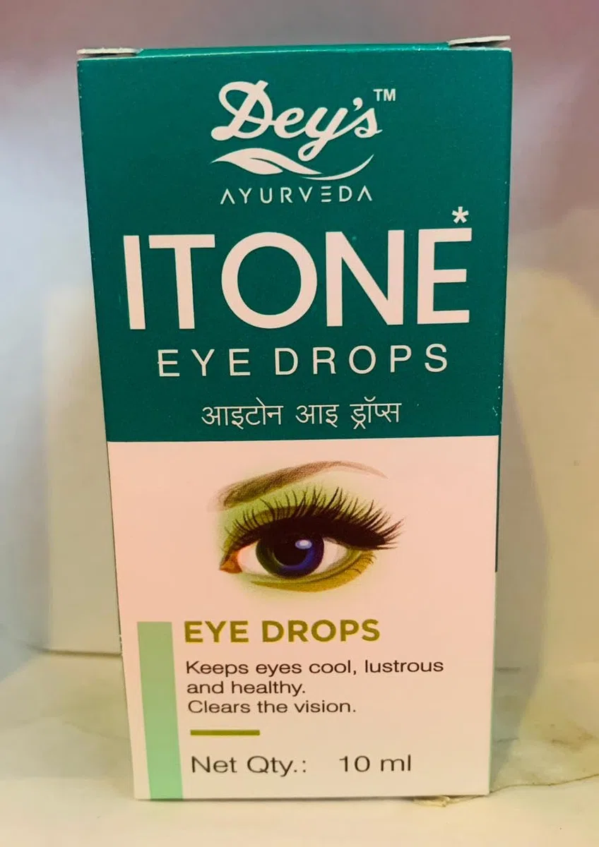 5 X Itone Ayurvedic Herbal Eye Drops Natural Allergies 10ml