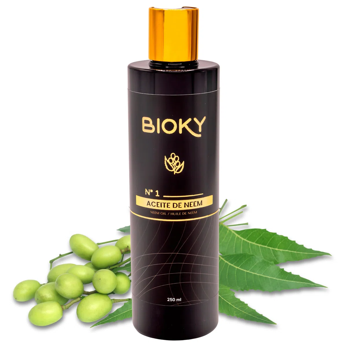 Aceite de Neem para la Piel 250ml - Aceite Vegetal Prensado en Frío | Cuerpo, Piel, Cabello | Prensado en Frío | Olor Característico Neem (250 ml (Paquete de 1))