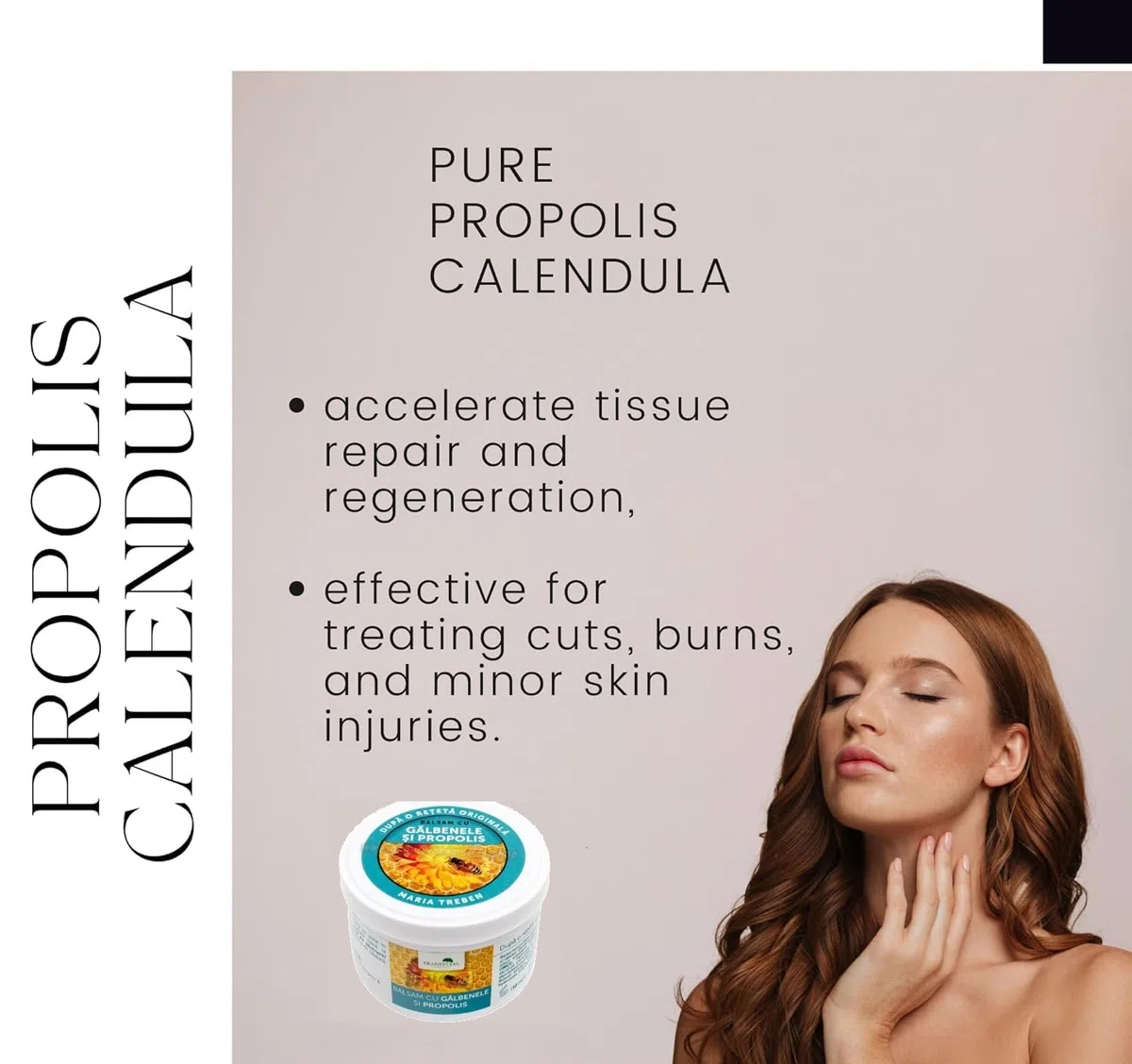 Maria Treben Propolis con caléndulas pomada bálsamo 150ml 100% natural Caléndula María Treben