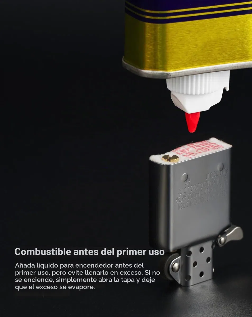Encendedor Constantine, VVAY Encendedor de Gasolina de latón – entregado sin Gasolina