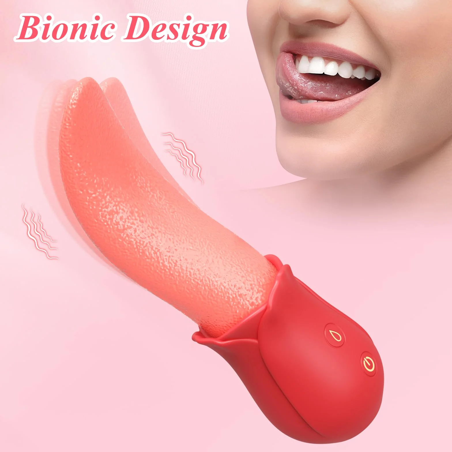 Juguetes Sexuales Para Mujeres, Vibradores Realistas Para La Lengua Para El Pecho, Vibrador Para Pezones Con 10 Vibraciones Para Lamer, Juguetes Sexuales Para Adultos Para Parejas Femeninas