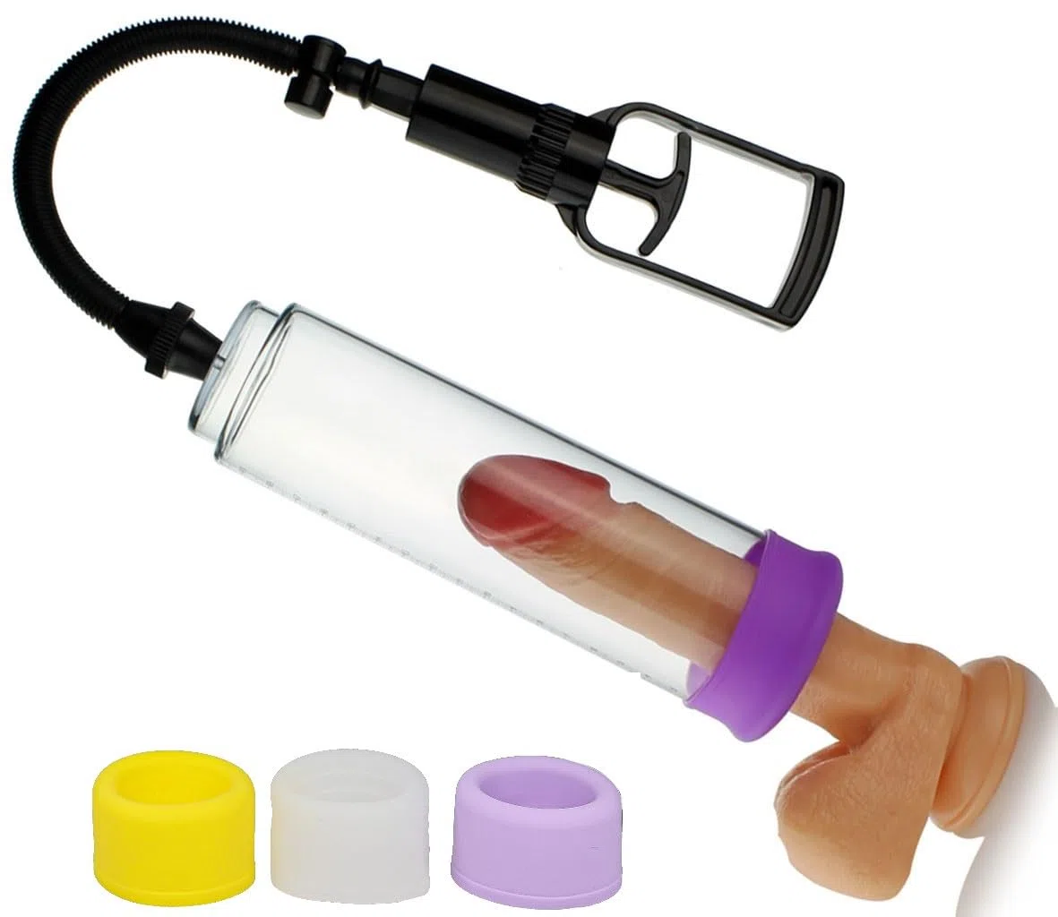 Bomba de vacio Juguetes eróticos para adultos: Bomba pene Alargamiento de pene masculino Sex toys Penis pump Juguetes sexuales Alargar pene Pompa pene Bomba vacio Aumento de pene hombre P02
