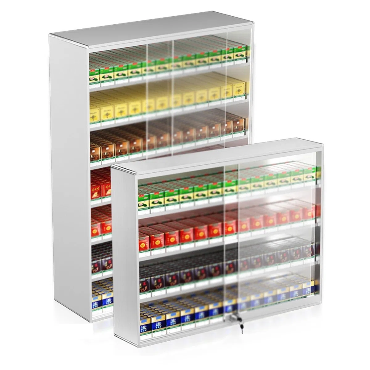 Genérico Estante Expositor de Cigarrillos y Soporte para cerillas para supermercados comerciales, Armario Mural Multiusos para Cigarrillos electrónicos, Cigarrillos y Accesorios – Estante Organizador