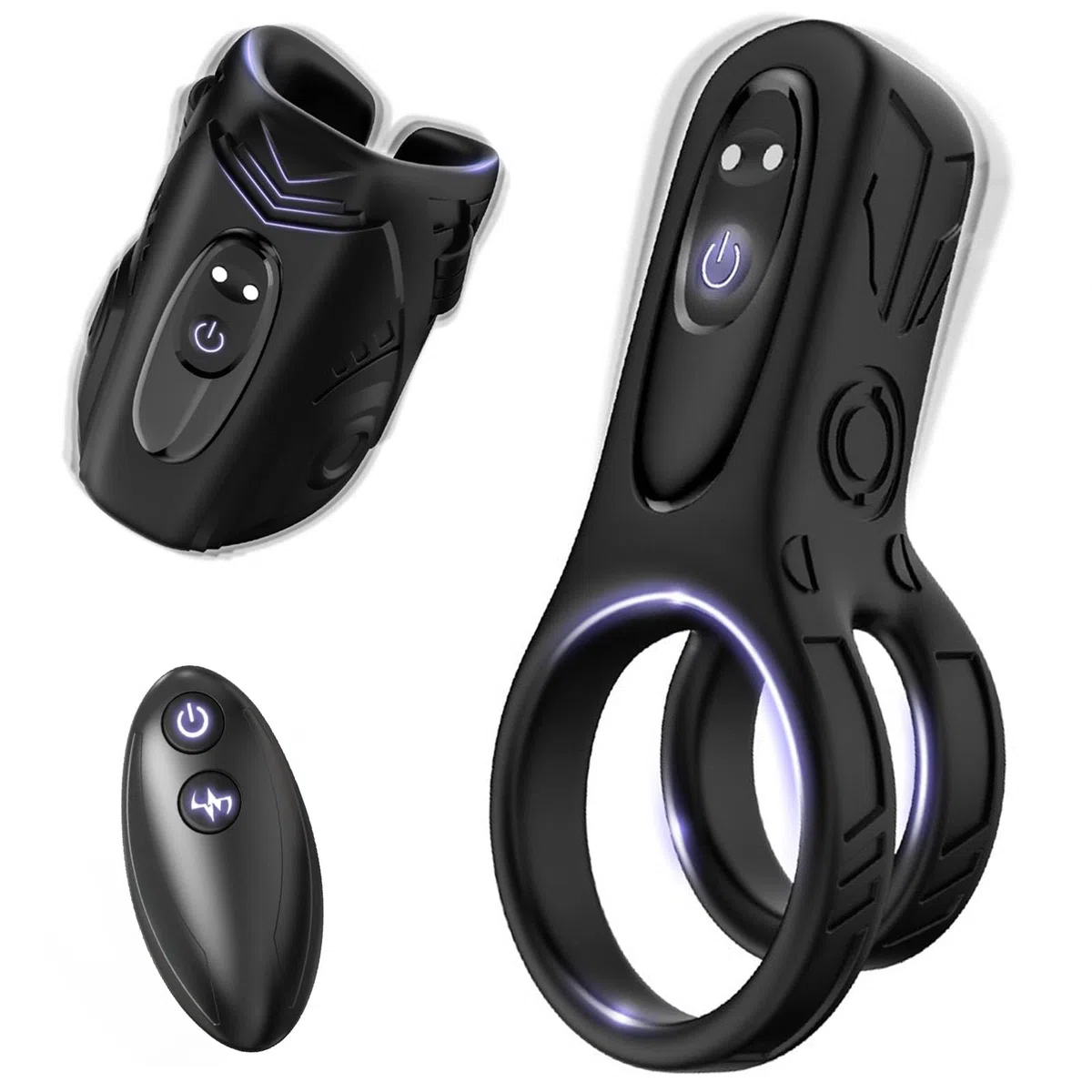 juguetes eróticos para pareja sexuales anillo vibradorador pene clítoris anillo vibrador 9 Modos juguetes sexuales hombre pareja Cock Ring vibrador mando distancia masturbador masculino