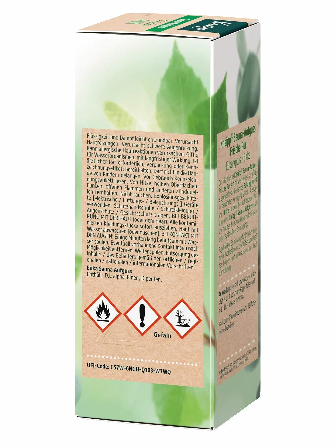 Kneipp Sauna-Aufguss Frische Pur, 100 ml Solución