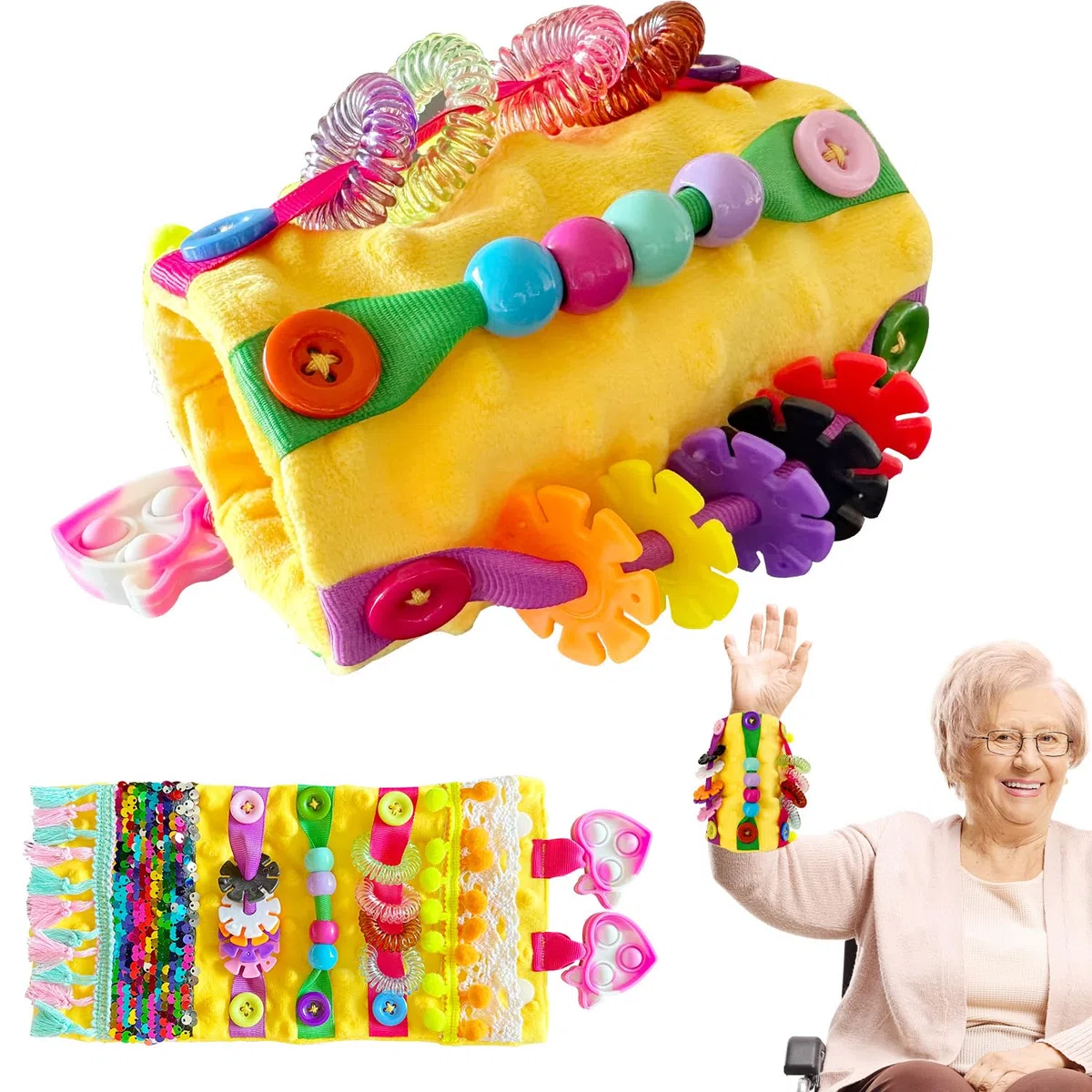 Juguetes sensoriales para Pacientes con Alzheimer para Terapia y Alivio de la ansiedad, Demencia Autista, Juguete sensorial para el Brazo, muñeca