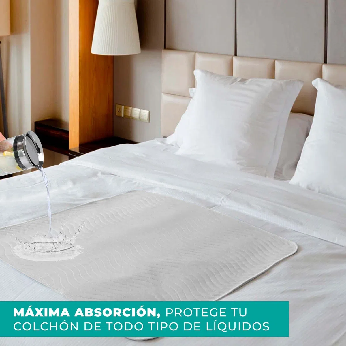 Pack 2 Empapadores Cama Adultos Lavable y Reutilizable – 90x75 cm – Empapadores Bebe - 4 Capas Super Absorbentes 3,65 l/m2, Impermebale, Transpirable, Oeko-Tex - Fabricado España