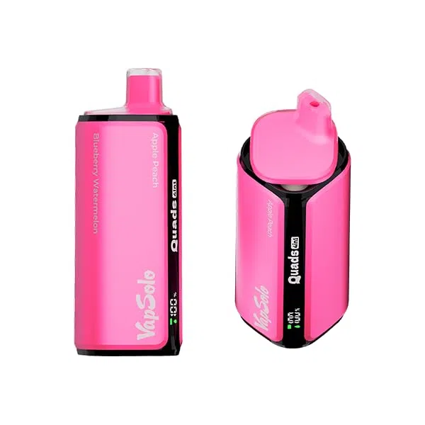 Quads 80K – Difusor de Aroma Portátil sin Líquido Fruta del Dragón Plátano Cereza, Manzana Melocotón y Arándano Sandía – Diseño Compacto y Fácil de Usar