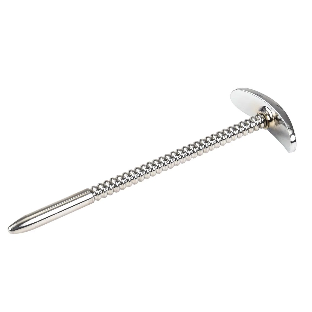 Sonda uretral metálica de acero inoxidable de 150 mm de longitud para hombres con un bonito aspecto-ESRB79