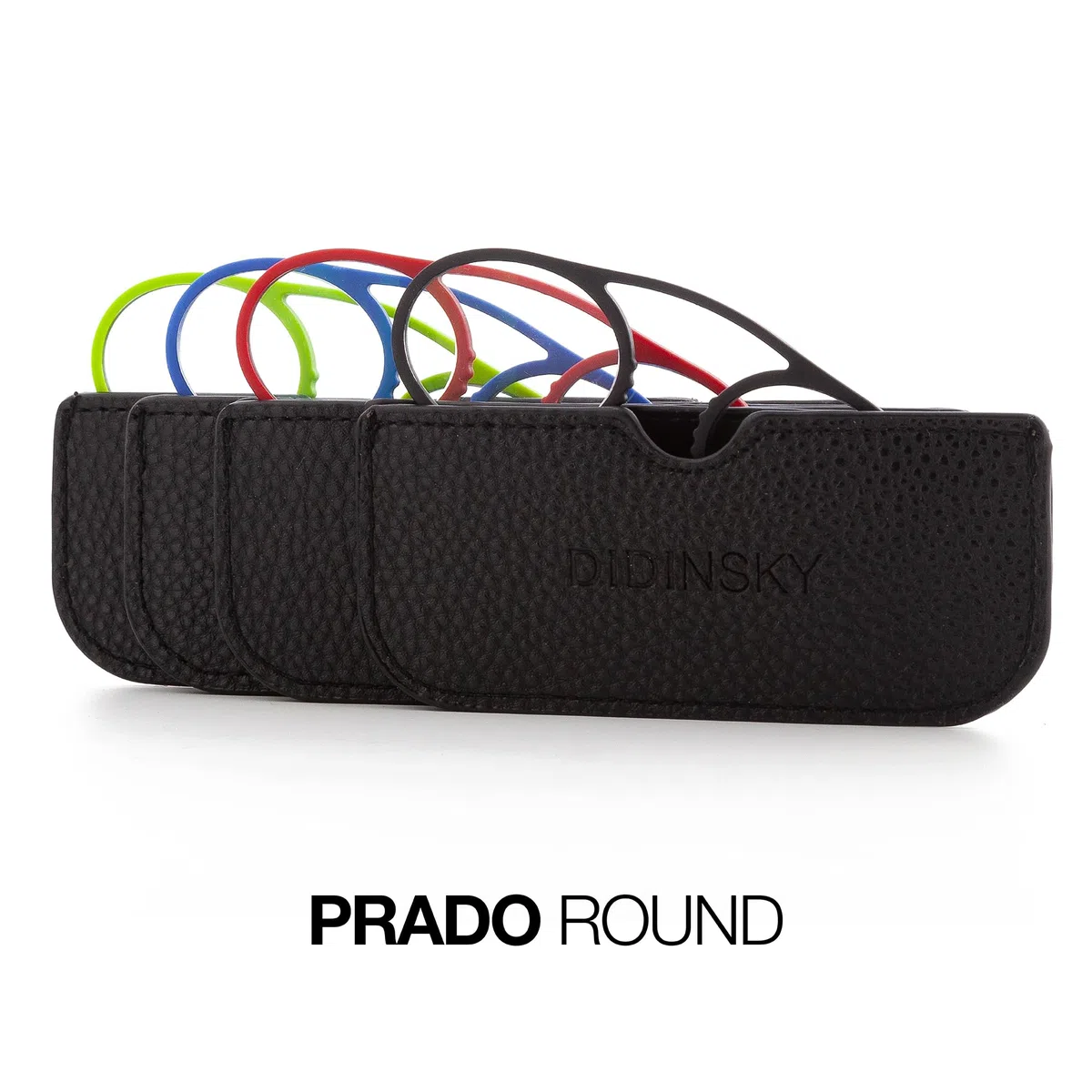DIDINSKY Prado Gafas de Lectura Sin Patillas con Estuche Adhesivo para Móvil – Gafas Presbicia Ultraligeras y Flexibles para Hombre y Mujer, Diseño Premium