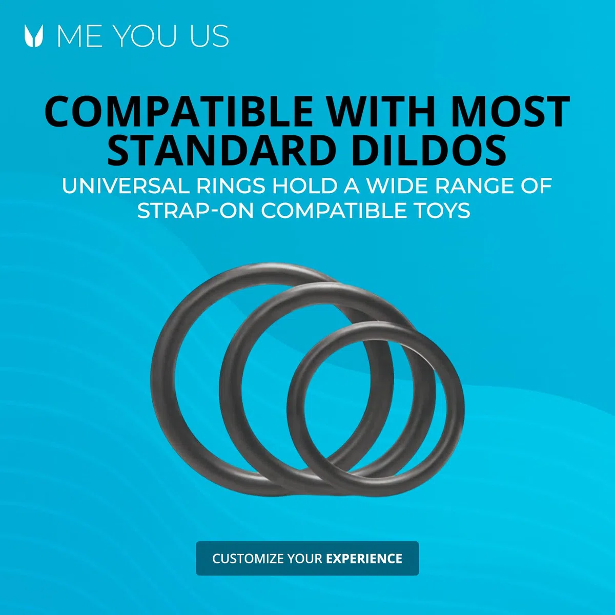 Me You Us - Arnés con correa ajustable en rosa - Talla única (ajustable) - Ajuste cómodo y seguro para juegos versátiles, compatible con consoladores, emocionantes aventuras de juegos de rol - Pegging
