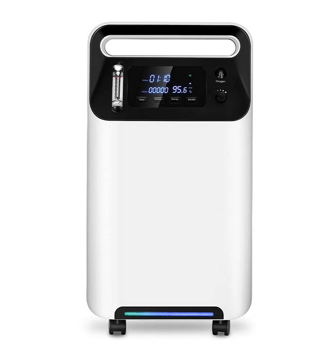 Concentrador y generador de oxígeno de 1 a 5 L/min.